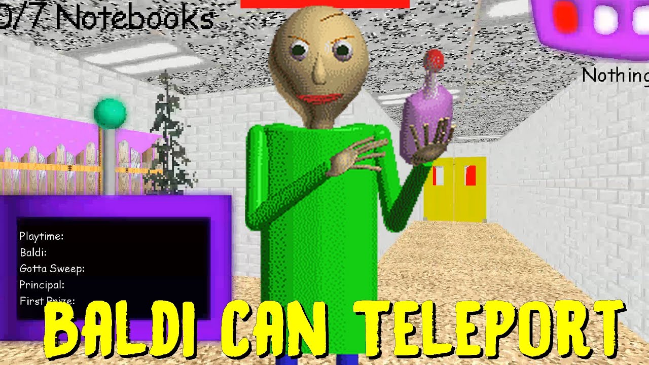 Baldi Can Teleport - Baldi's Basics Mod