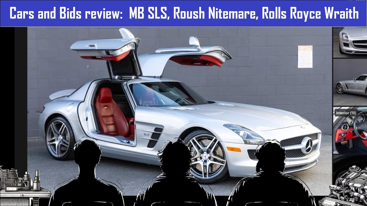 Cars and Bids review: Mercedes Benz SLS, Roush Nitemare, Rolls Royce Wraith, GTI Rabbit edition