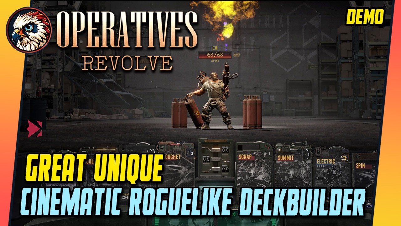 OPERATIVES: Revolve | Let's Try | Game Play | Deep and unique Cinematic Roguelike Deckbuilder