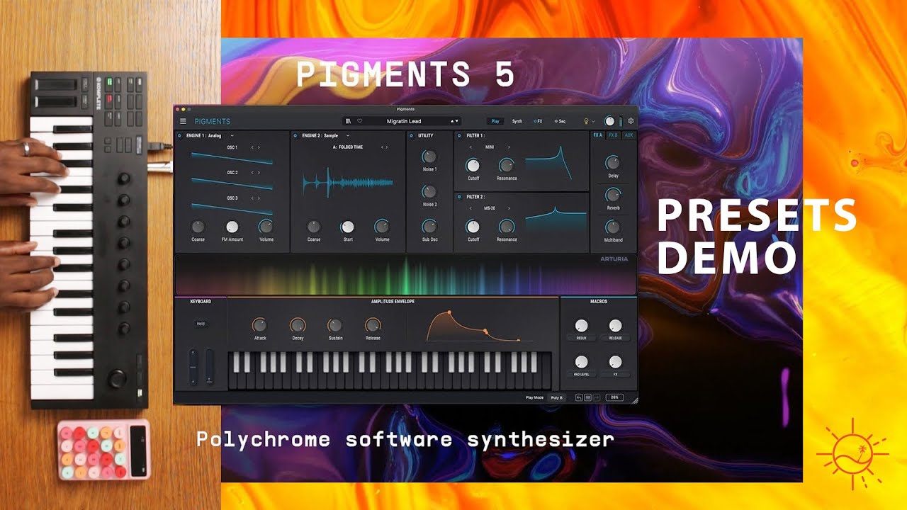 Arturia Pigments 5 | No talking Sound Demo |