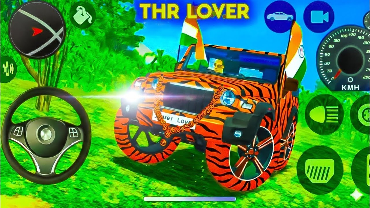 Доллар (песня) Модифицированный Mahindra Green Thar 🐅 👿|| Indian Cars Simulator 3D || Car Games 3...