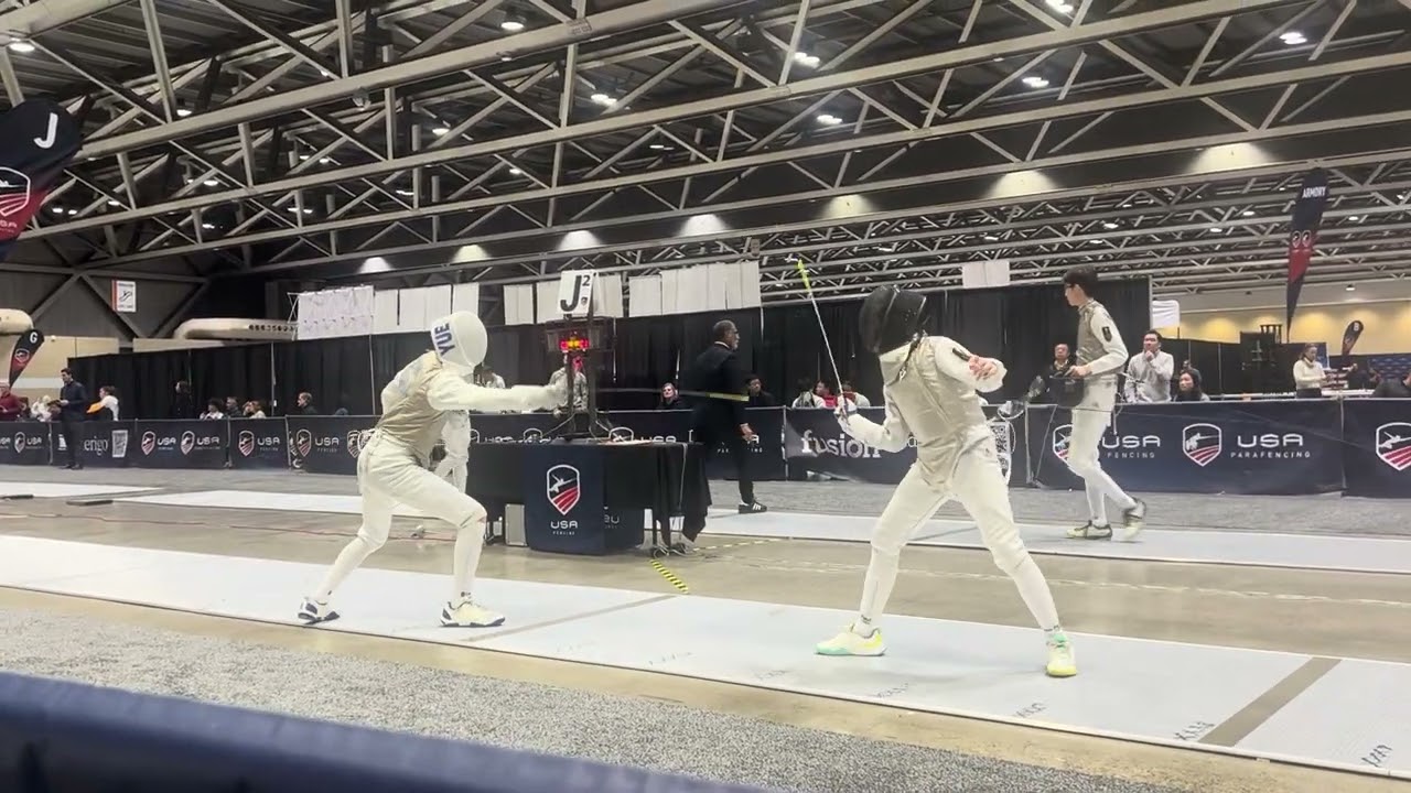 2026 Junior Olympics 01/11/2026 Cadet men’s foil (pool 4)