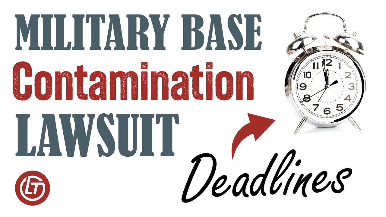 Military Water Contamination Lawsuit - IMPORTANT Dates Before TRIAL