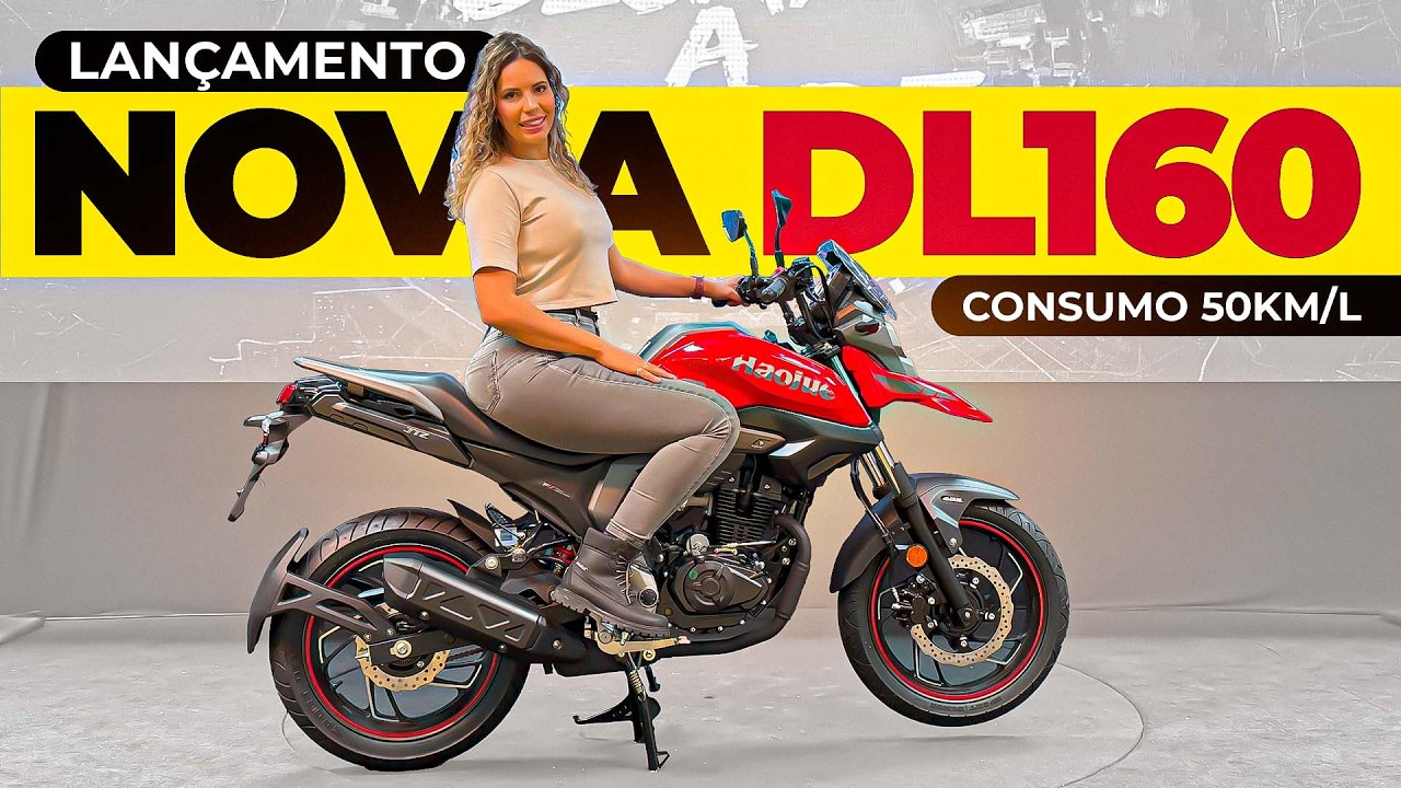 TESTE DL 160 *ACABOU PRA BROS?* NOVA DL160 TOP SPEED, PREÇO, CORES FICHA TÉCNICA SUZUKI HAOJUE DL160