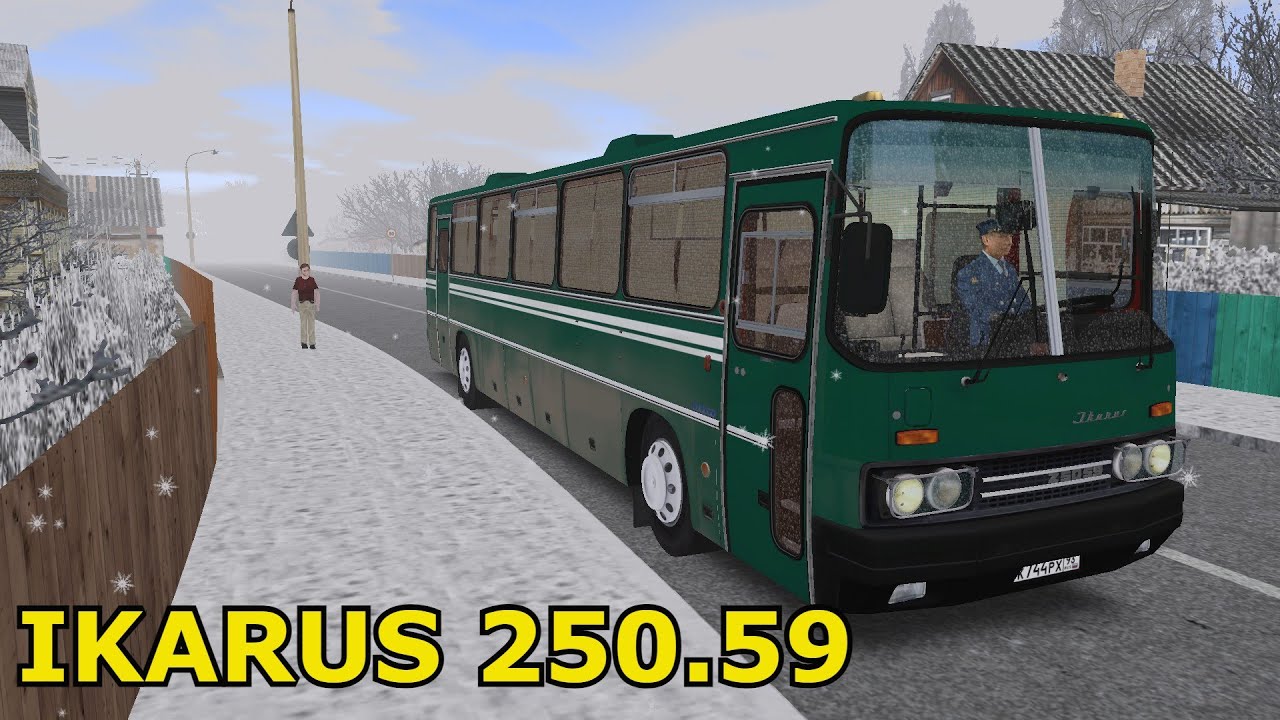 OMSI 2. IKARUS 250.59 Remake. Русская глубинка.