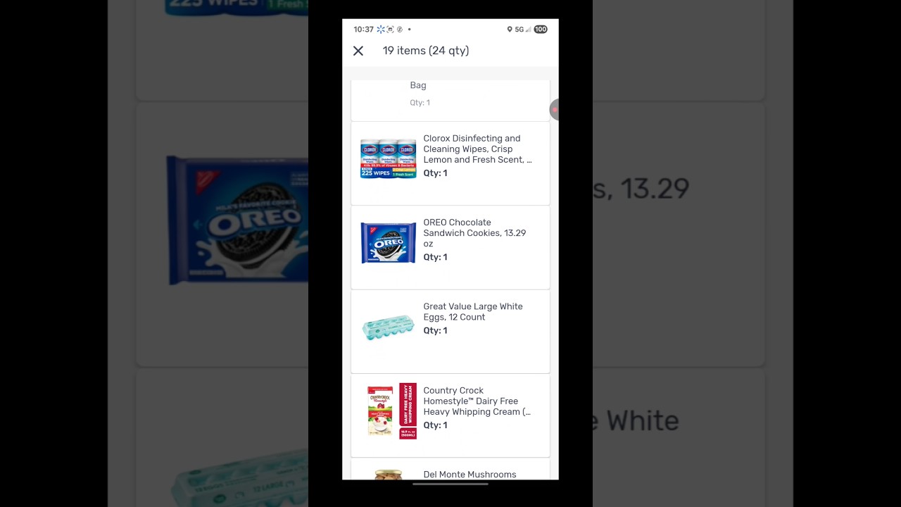 Walmart Spark - How to view items on an offer before accepting