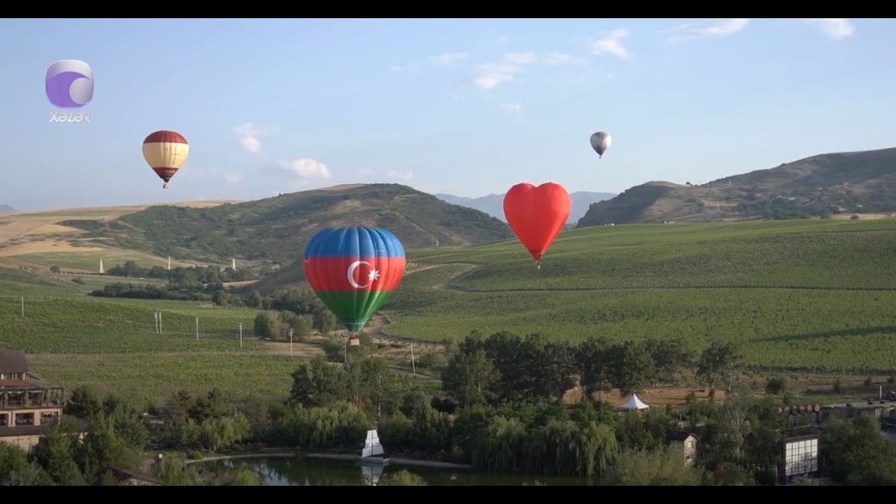 Şamaxıda İLK DƏFƏ möhtəşəm hava şarı festivalı...