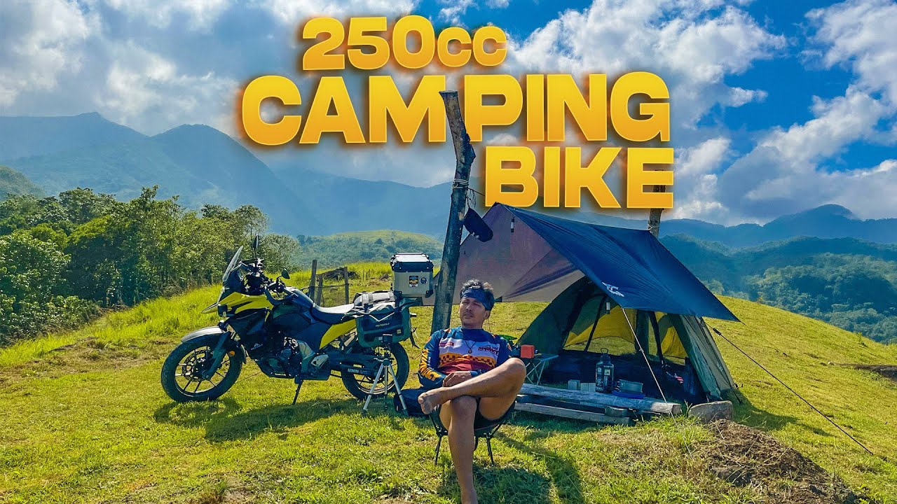 BREATHTAKING MOUNTAIN TOP CAMPING | Suzuki V-Strom 250