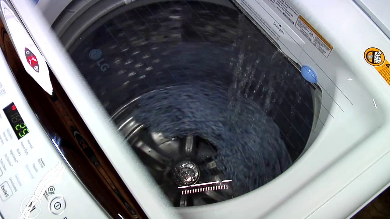 WT1901CW MOP HEAD Test --   LG top Load Washer