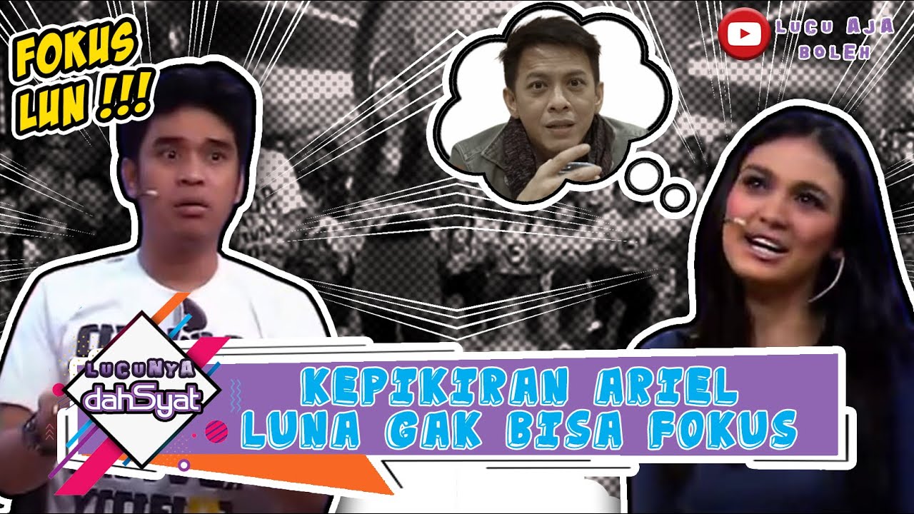 DIANTER ARIEL KE STUDIO, LUNA MAYA GAK BISA FOKUS - LUCUNYA DAHSYAT