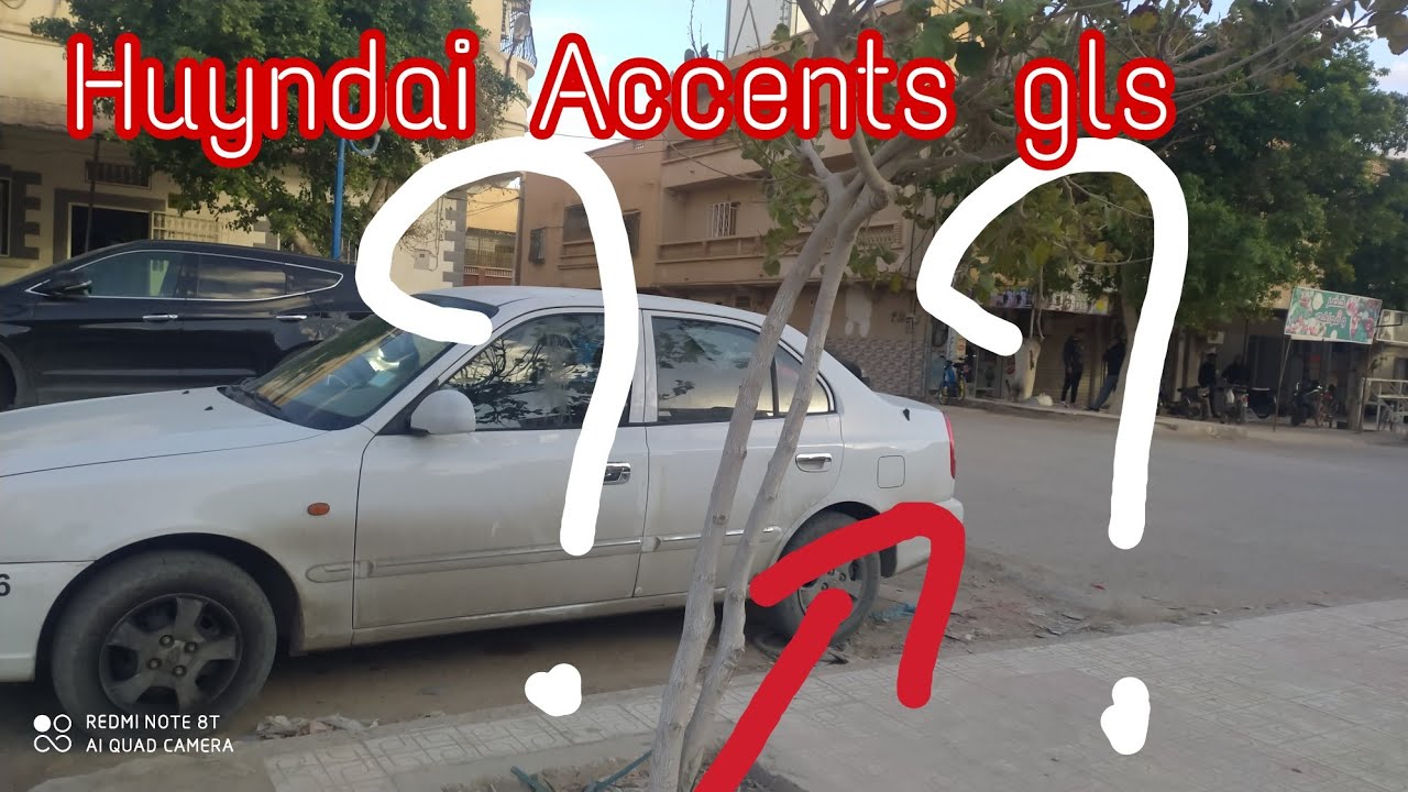 Bruit côté  arrière Huyndai Accent تقربيع  و حس جيهة أمرتيسور الخلفي أكسنت بنزين