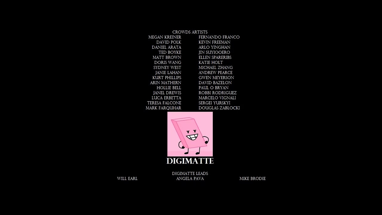 DreamWorks & Object Animation The BFB & TPOT Movie End Credits 2023