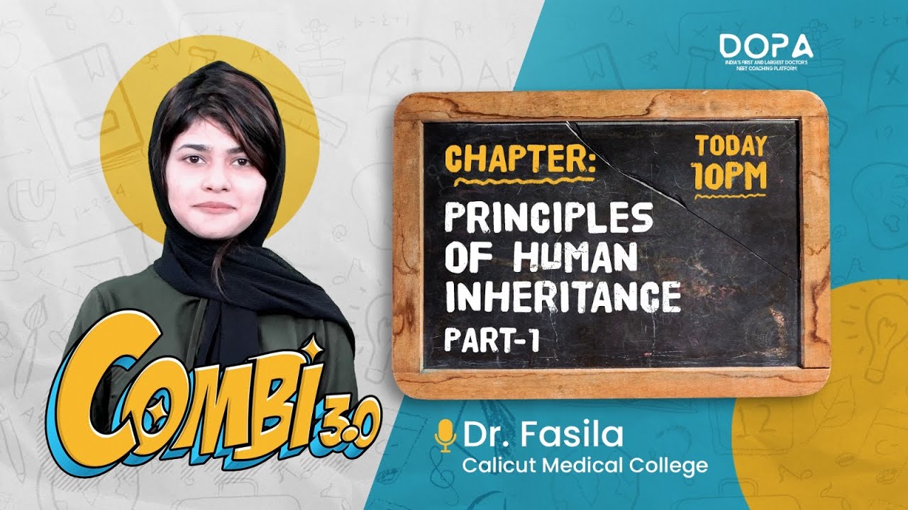 Principles Of Human Inheritance Part-1 | Biology | Combi 3.0 | NEET 2024 | Dr Fasila | Live @10PM
