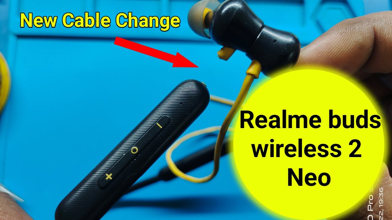 How to Change New Cable ||  realme Wireless buds Neo 2