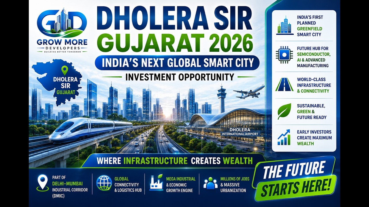 Dholera SIR Gujarat 2026 | India&rsquo;s Next Global Smart City Investment Opportunity