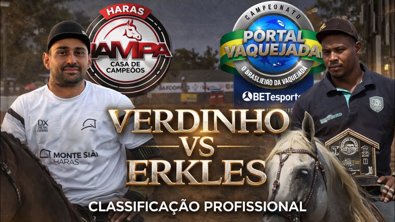 VERDINHO vs ERKLES 🔥 Duelo de Gigantes na Classificação Profissional | VAQUEJADA AO VIVO