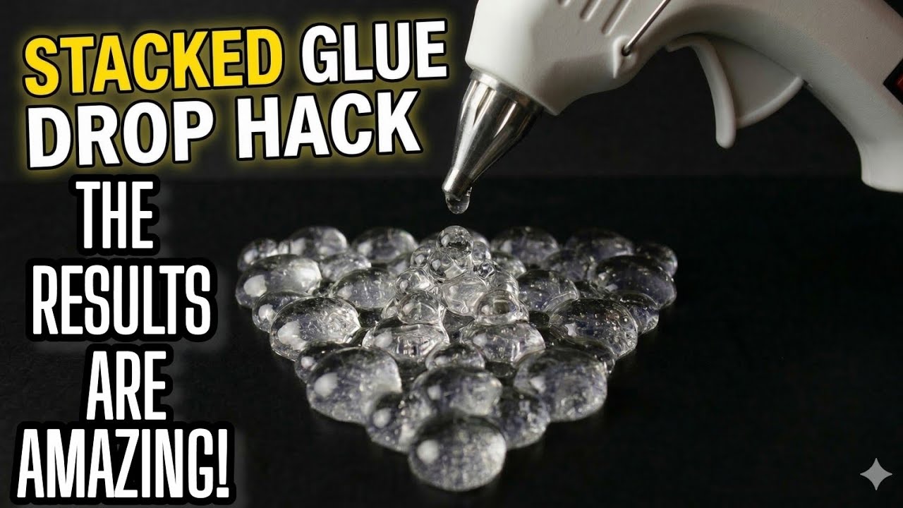 NEW! This Acrylic Paint & Hot Glue Hack Creates STUNNING Art! 