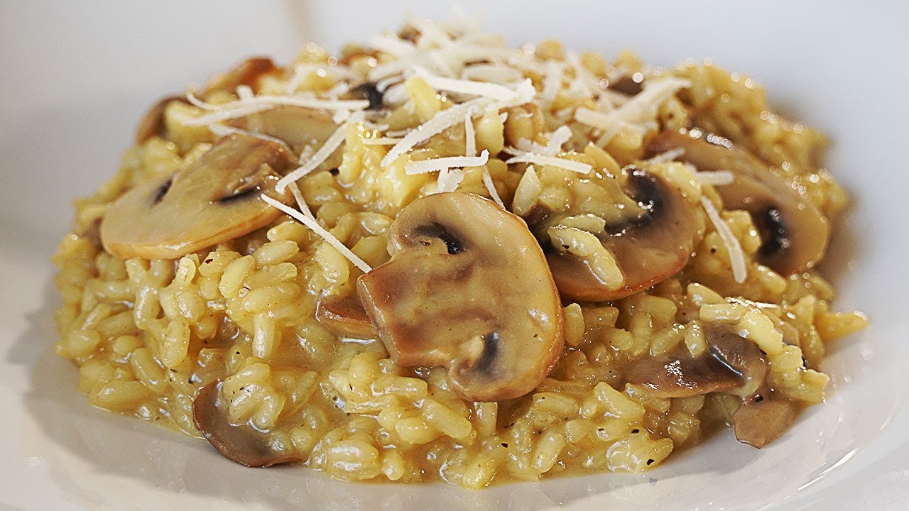 RISOTTO DE SETAS MELOSO Y CREMOSO. MUY FÁCIL