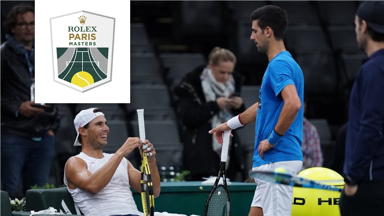 Practice R. Nadal & N. Djokovic | Rolex Paris Masters 2019