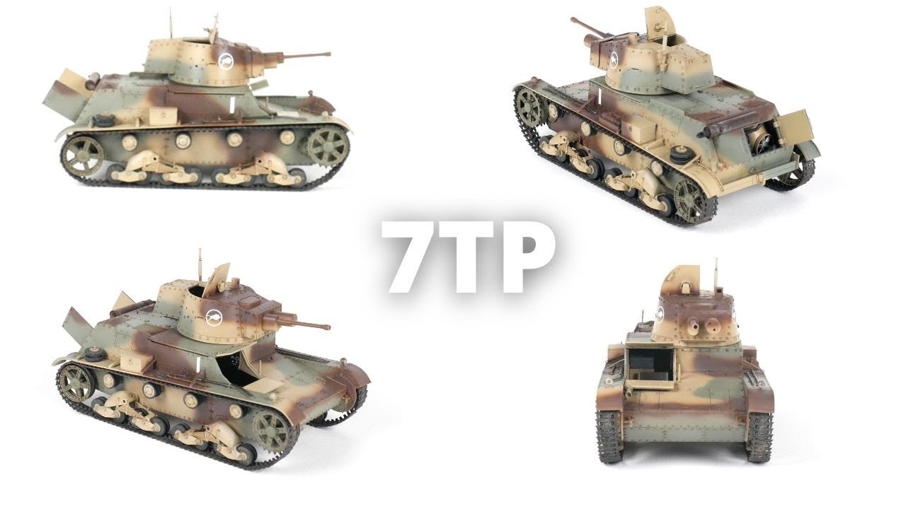 Model czołgu 7TP - część 11 - Zakończenie Budowy. Koła, gąsienice, wydech i... zaglądamy do środka.