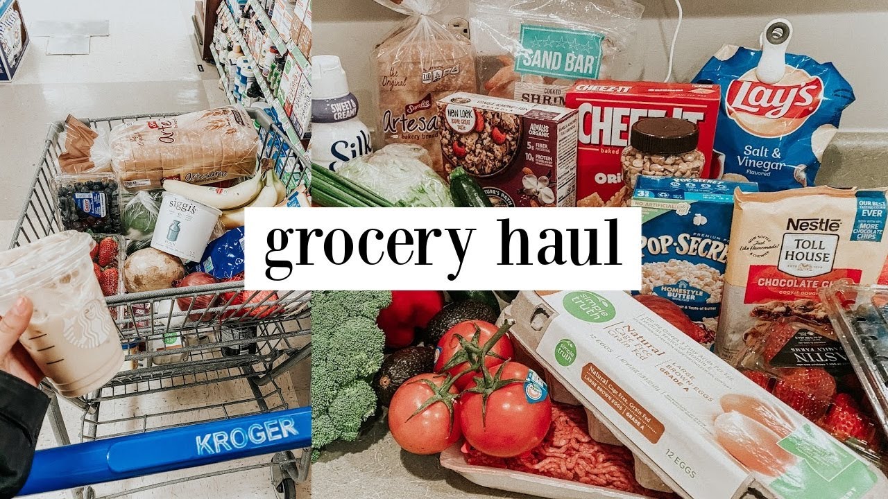 college grocery haul | what I eat as a college student *healthy*