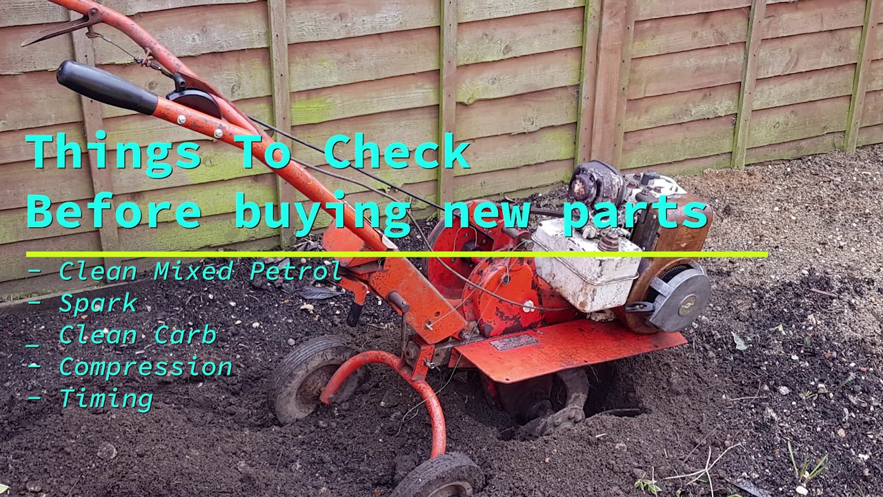 Wolseley Merry Tiller Rotavator 5HP Briggs Stratton - No Spark - Non Starter