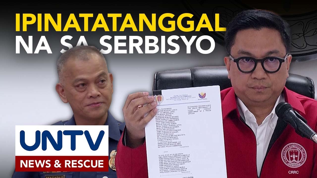 Dating CIDG Chief, ipinatatanggal sa serbisyo ng NAPOLCOM