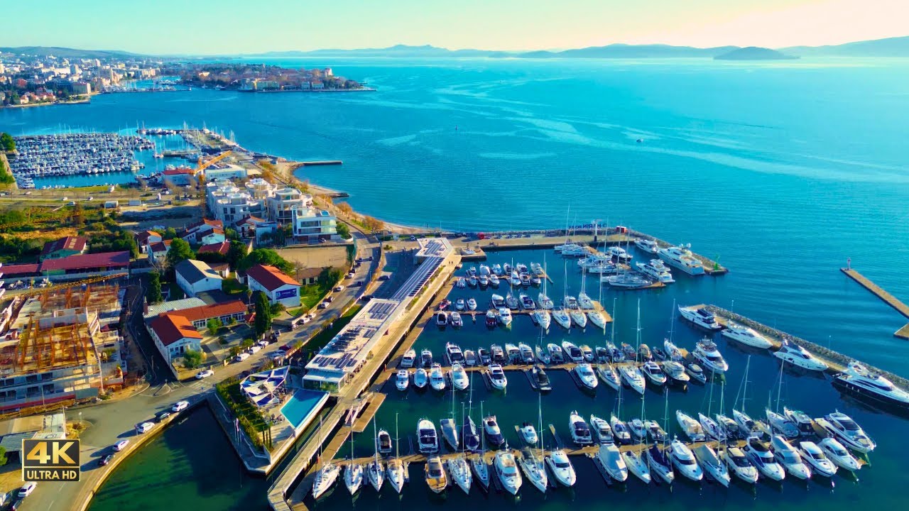 🌴 Borik Beach & Diklo Zadar 🇭🇷 4K | Croatia 🏖️ Drone Tour 2025