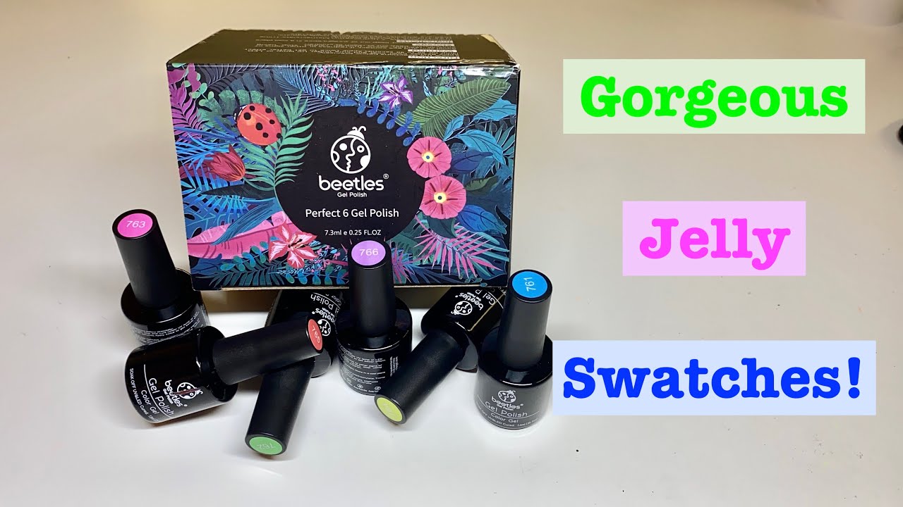 Beetles Jelly Swatches!