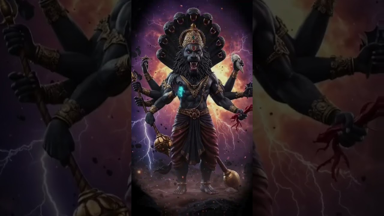 Om namo narasimhaya namaha 🙏#krishna #narayan #narasimha #trending #viralvideo