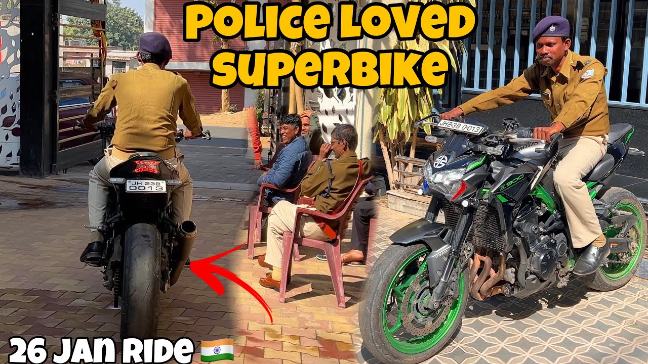 Police loved superbikes /// 26 jan ride Netarhat !!!