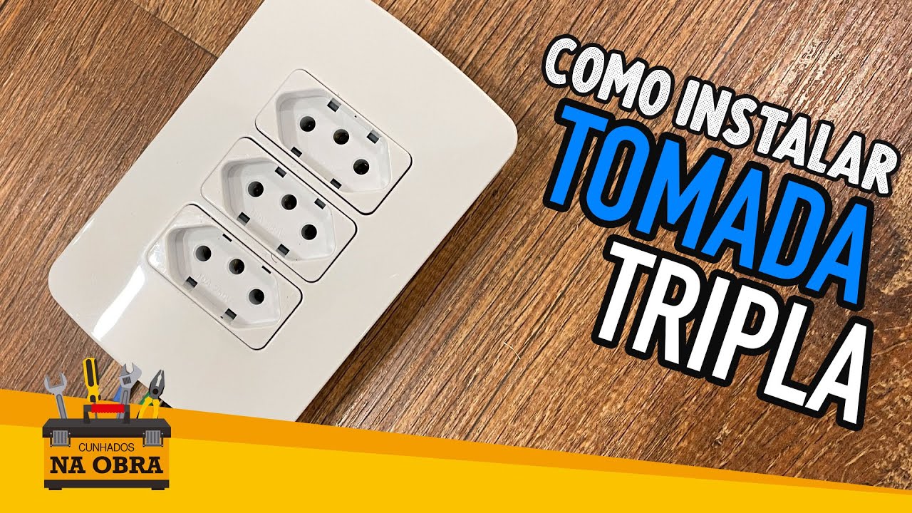 Como Instalar Tomada Tripla (CORRETAMENTE)