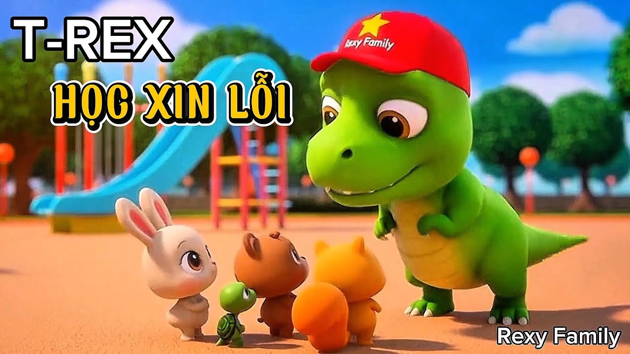 T-Rex Làm Sai – Học Cách Xin Lỗi | Tập 15 | Hoạt Hình Khủng Long Giáo Dục Cho Trẻ Em