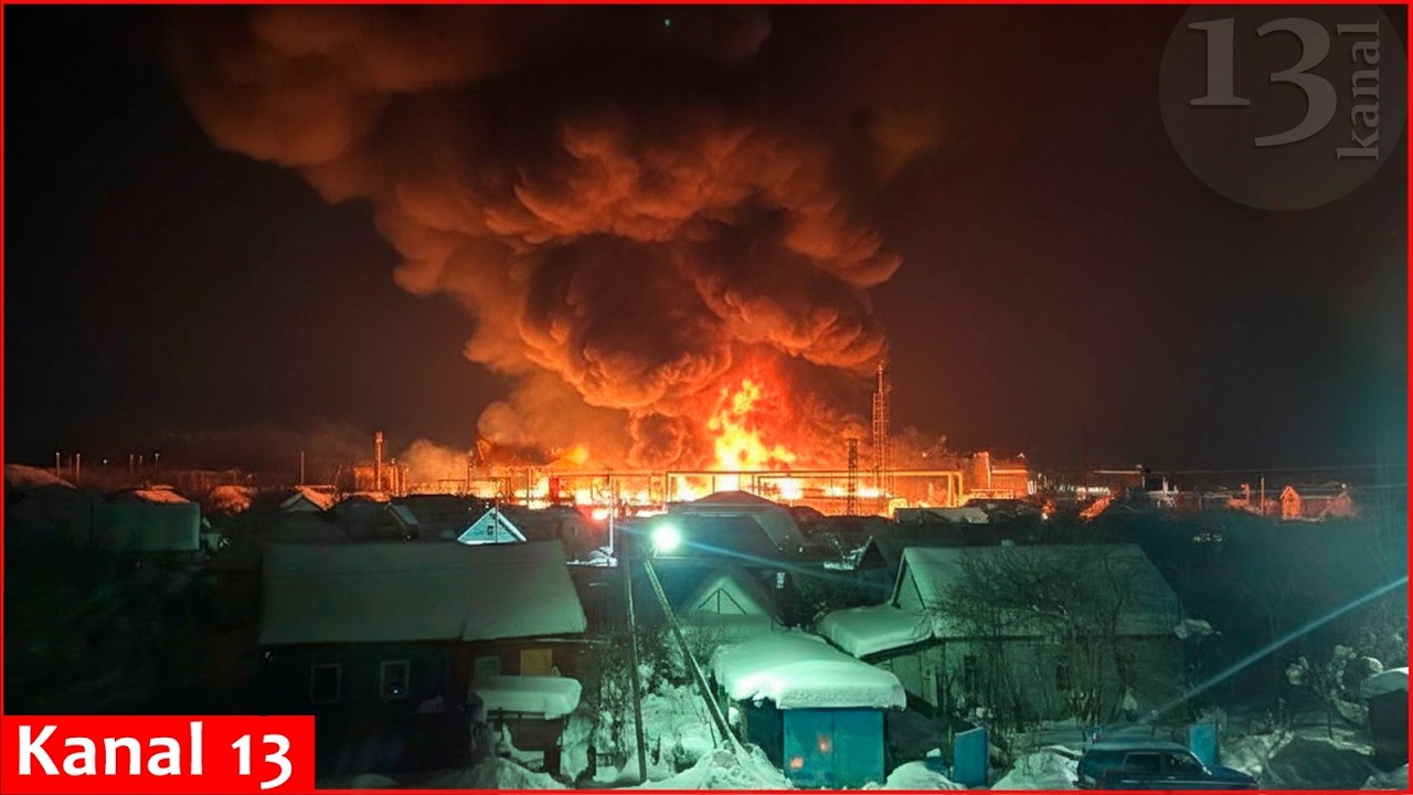 Ukrainian drones have arrived in the Pskov region, where an oil depot is on fire