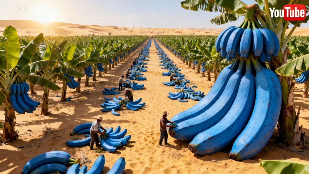 Giant Blue Bananas in the Desert?! This Farming Miracle Is Unreal