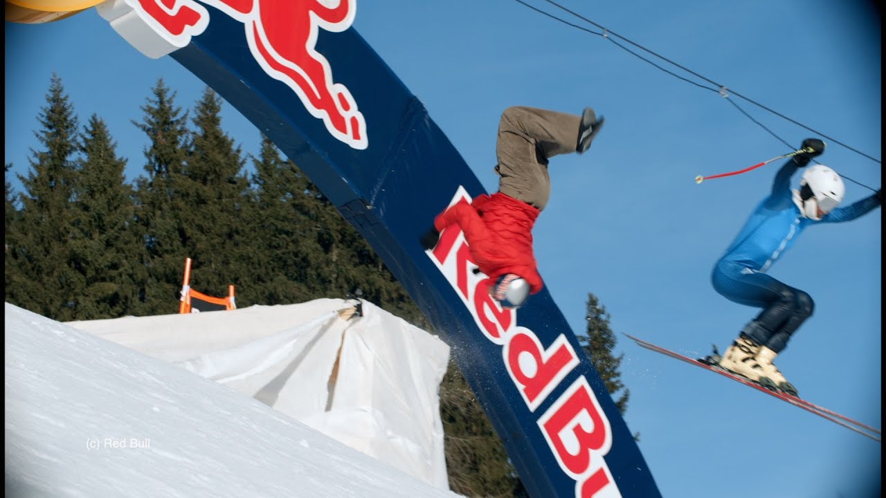 Freerunner Jason Paul @ Streif: Die Schneekontrolle der anderen Art in Kitzbühel