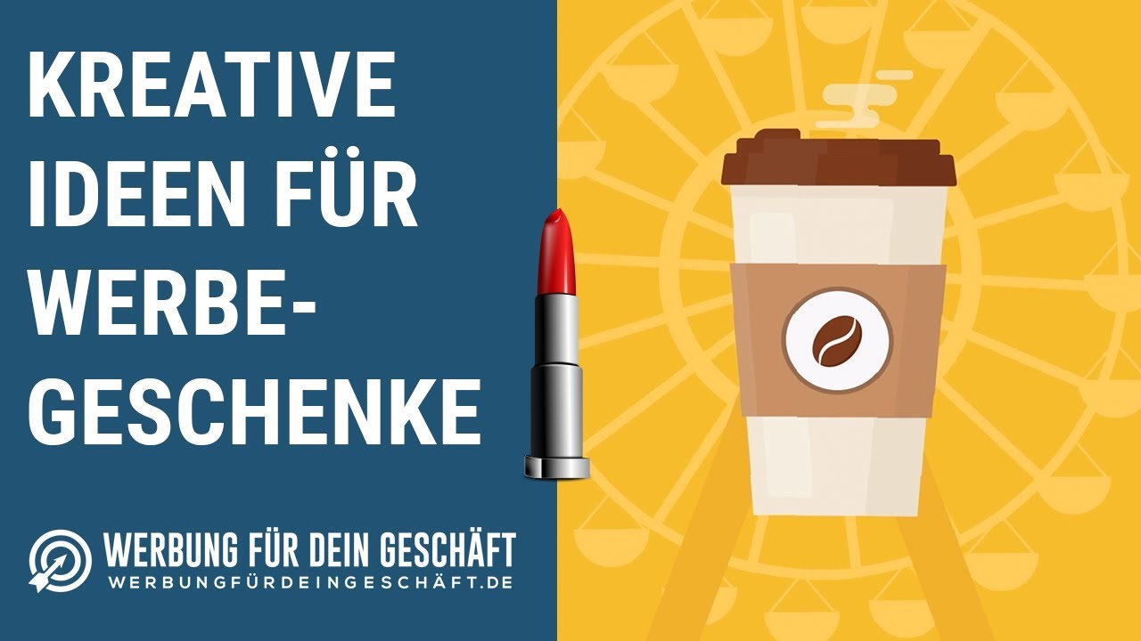 Kreative Ideen f&uuml;r Werbegeschenke