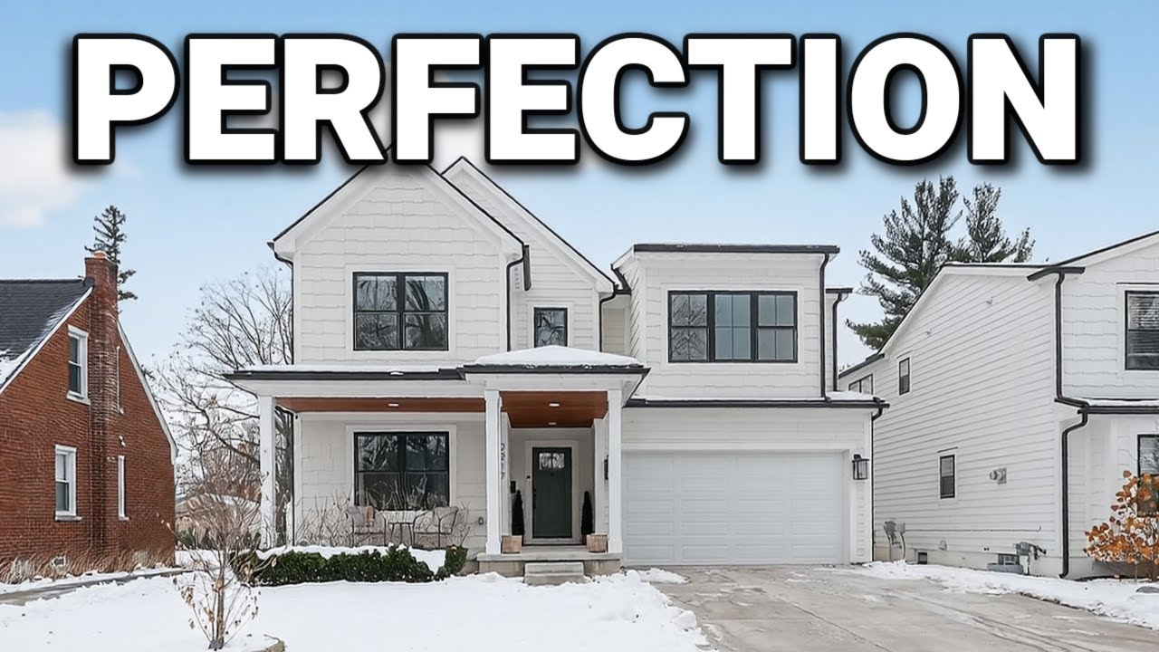 Inside This INCREDIBLE Modern Farmhouse in Royal Oak Michigan