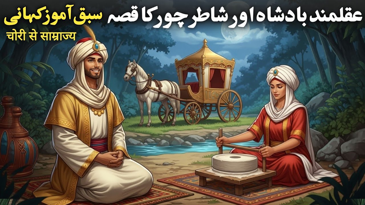 Akalmand Badshah aur Shatir Chor ka Qissa | चोरी से साम्राज्य | Urdu Moral Story