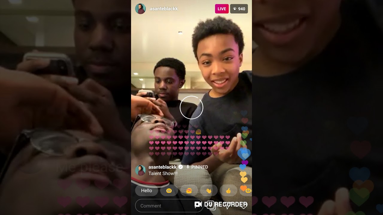 Asante Blackk Livestream August 12th