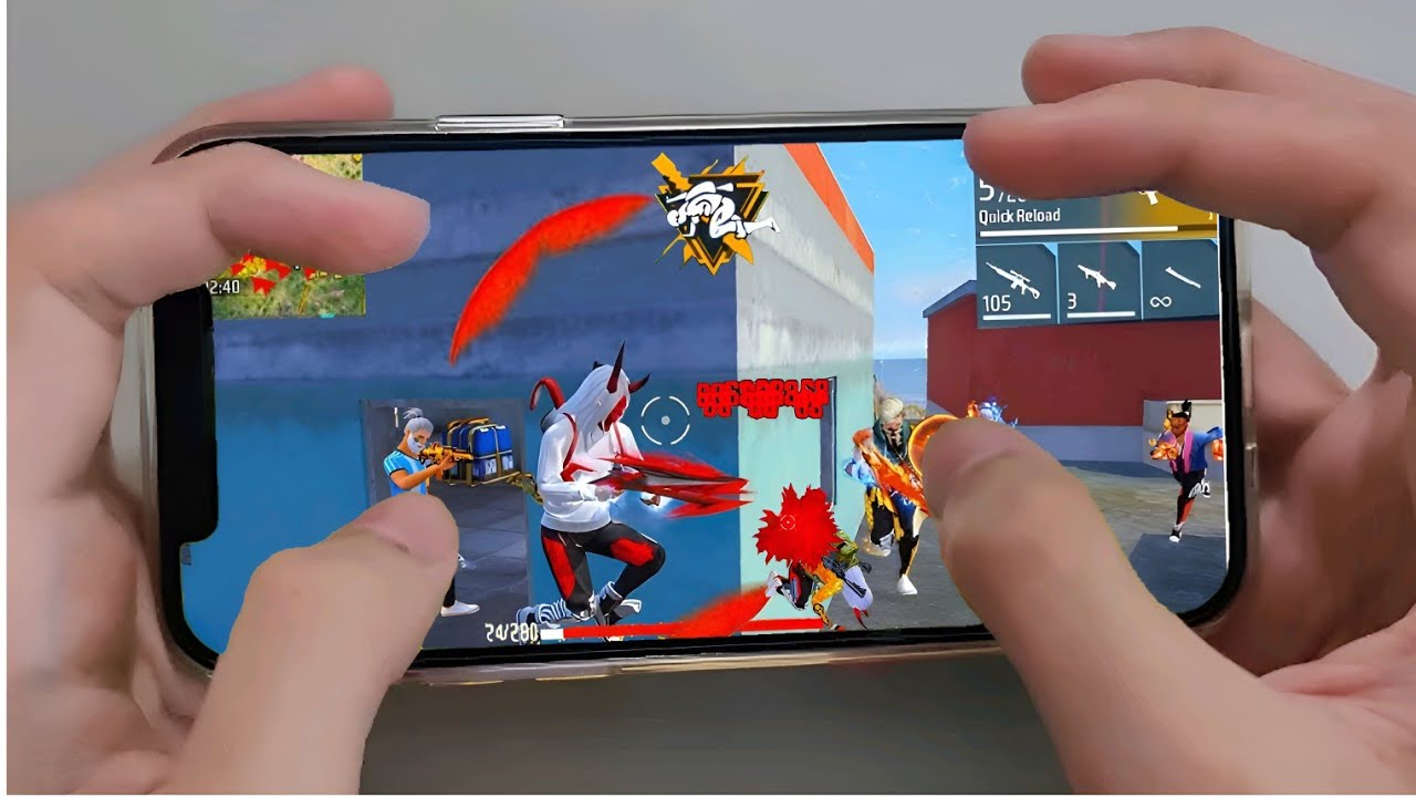 Iphone 13 pro max 28+kill in Br rank Free Fire full Handcam gameplay test 128gb in 2025🔥