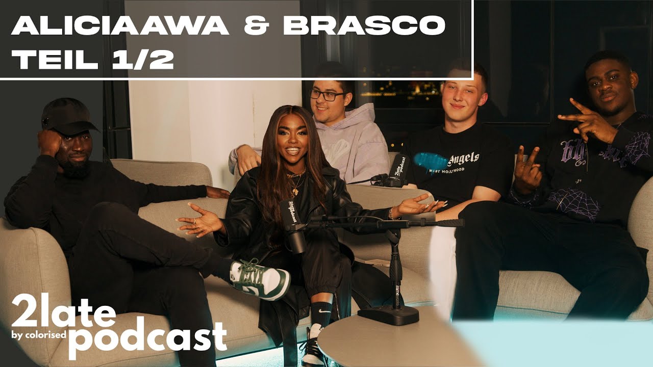 ALICIA AWA und BRASCO über Werdegang, Mobbing und die Musikwelt | 2LatePodcast #3
