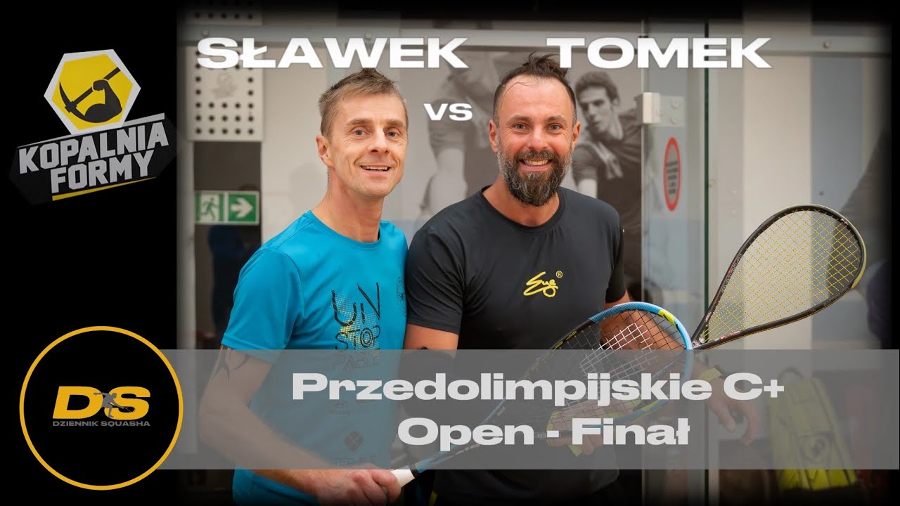 Turniej squasha: Przedolimpijskie C+ finał - Sławek vs Tomek (całość)
