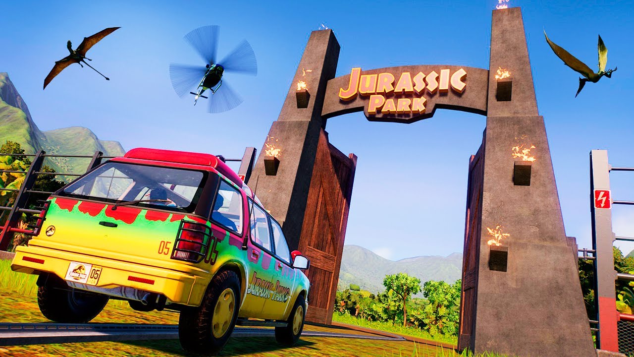 Parque dos Dinossauros (Jurassic Park ORIGINAL)! REX ESCAPOU | Jurassic World Evolution 2 | (PT/BR)