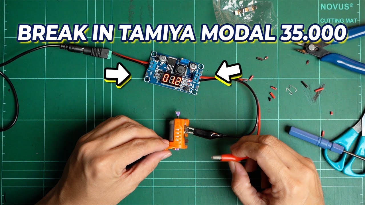 Bikin Alat Break In Dinamo Tamiya Modal 35ribu Saja | Si Ogie