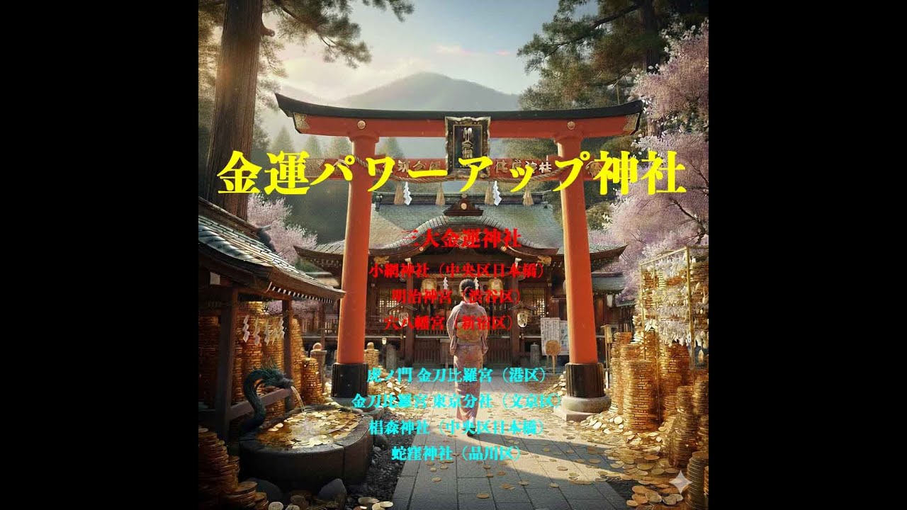 【御朱印パワースポット】東京三大金運パワースポット神社  他 金運神社を紹介。#御朱印 #今日から開運 #金運#パワースポット
