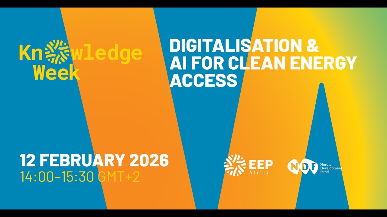 EEP Africa Knowledge Week 2026: Digitalisation & AI for Clean Energy Access