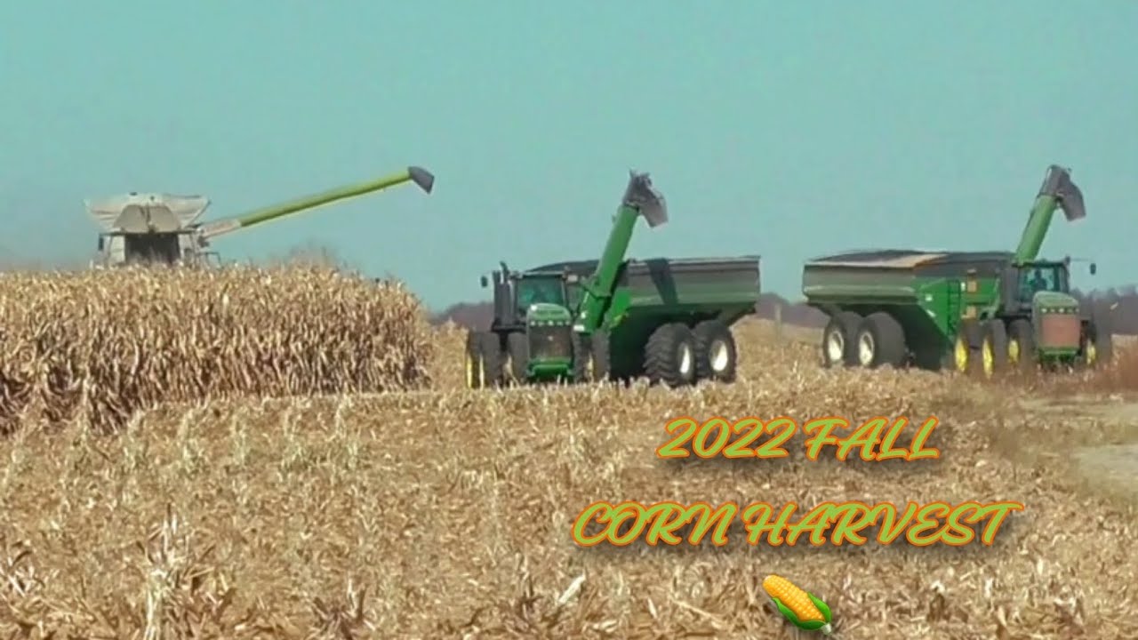 2022 FALL CORN HARVEST 🌽  CLAAS 8700 COMBINE WITH 16 ROW DRAGO FOLDING CORN HEAD