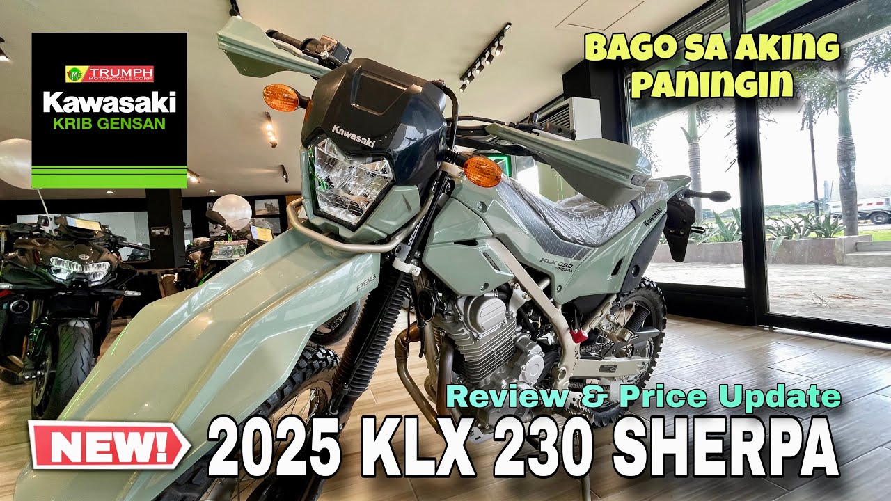 New Kawasaki KLX 230 Sherpa 2025 | Review & Price Update | Aug. 16, 2025