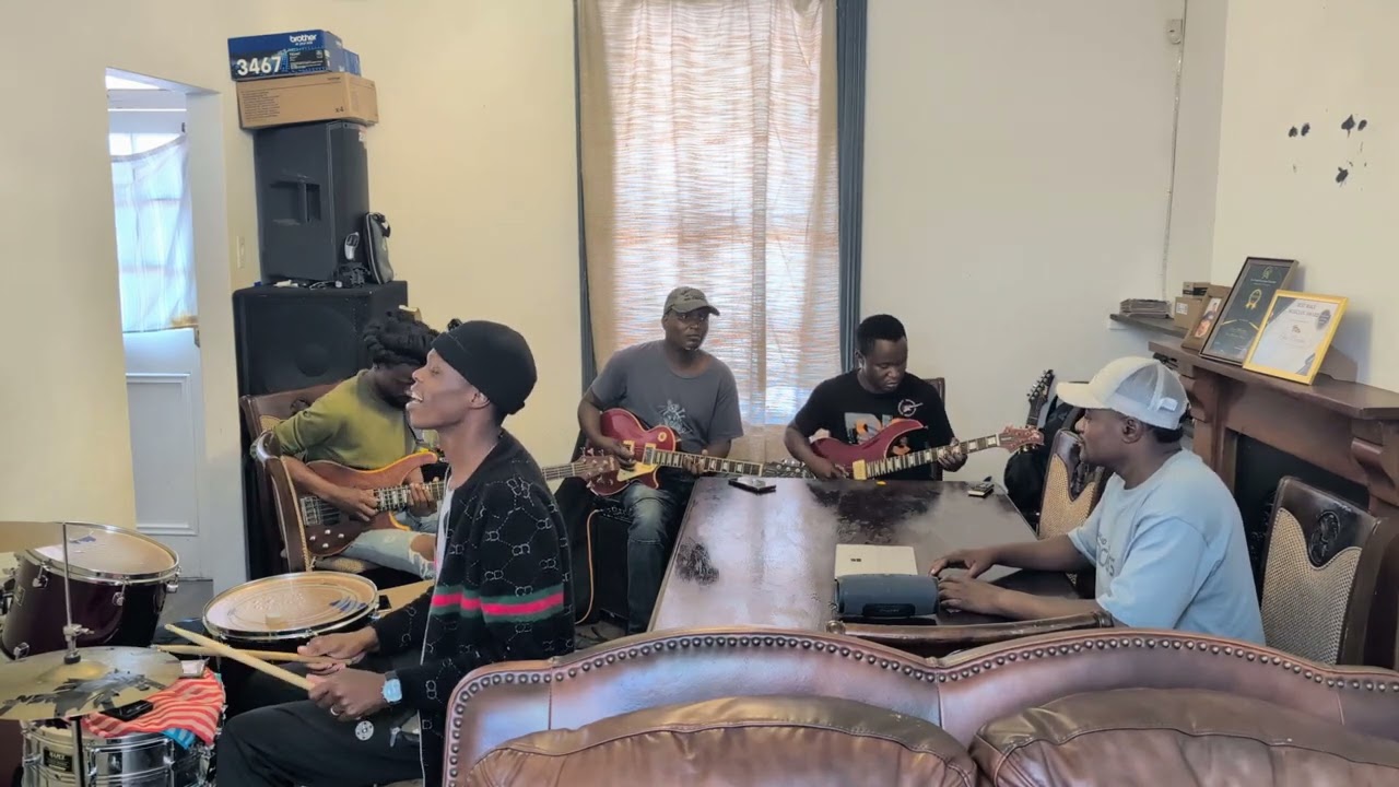 Live Wire band live rehearsal with Taf lion Tito Lokilo ,Douglas In USA and Farai Shumba on Drums